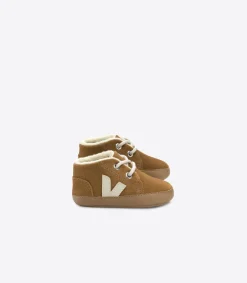BABY FURED SUEDE CAMEL PIERRE<VEJA Online