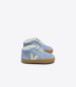 BABY FURED SUEDE STEEL PIERRE<VEJA New