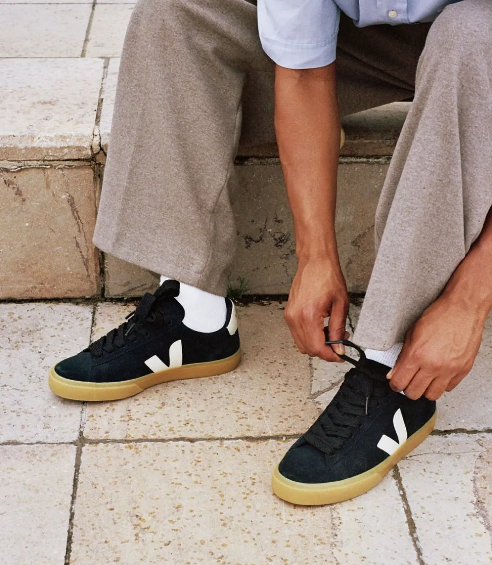 CAMPO BOLD SUEDE BLACK PIERRE<VEJA Best Sale