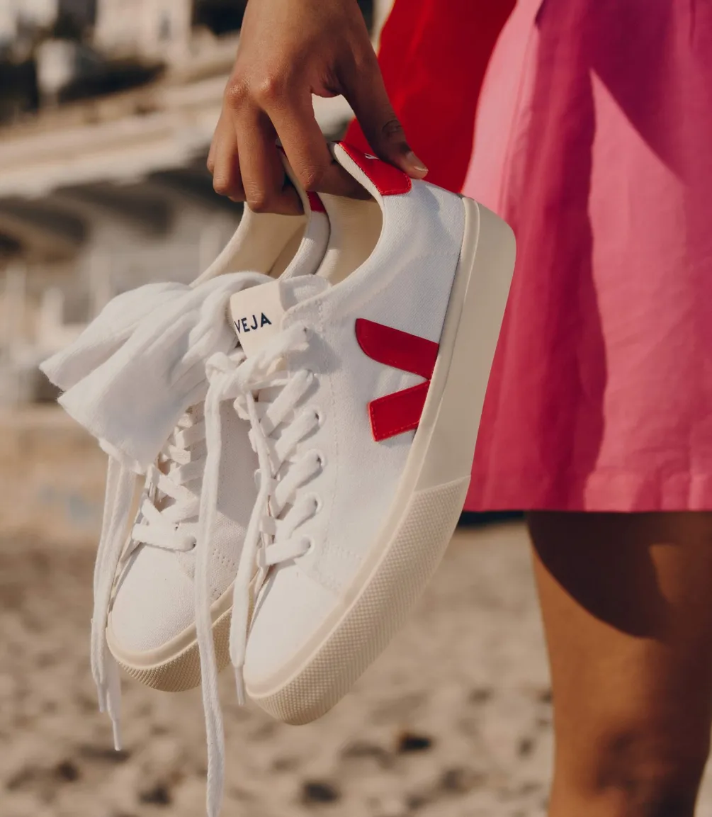 CAMPO CANVAS WHITE PEKIN<VEJA Cheap