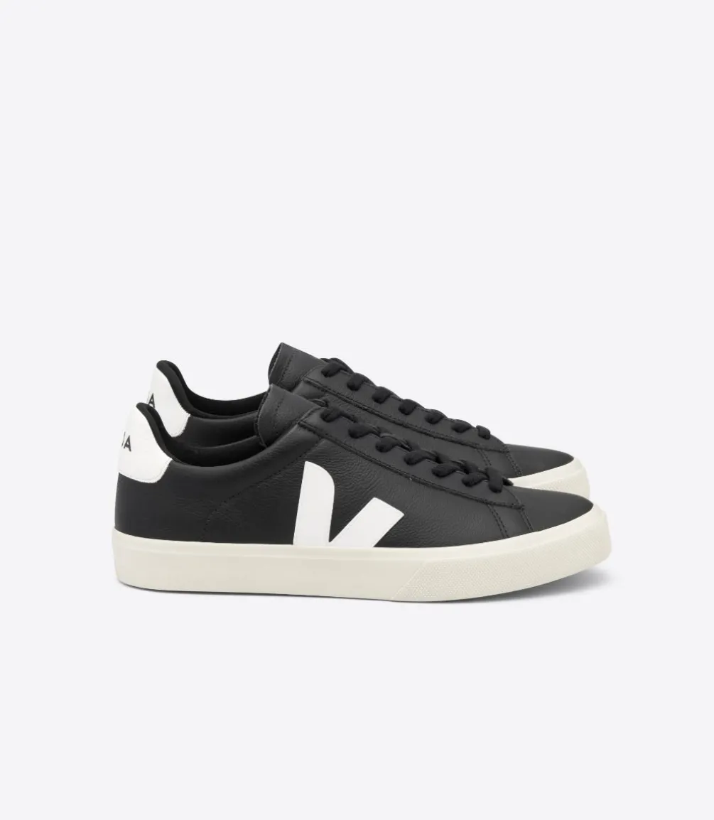 CAMPO LEATHER BLACK WHITE<VEJA Sale
