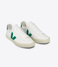 CAMPO LEATHER WHITE EMERAUDE<VEJA Hot