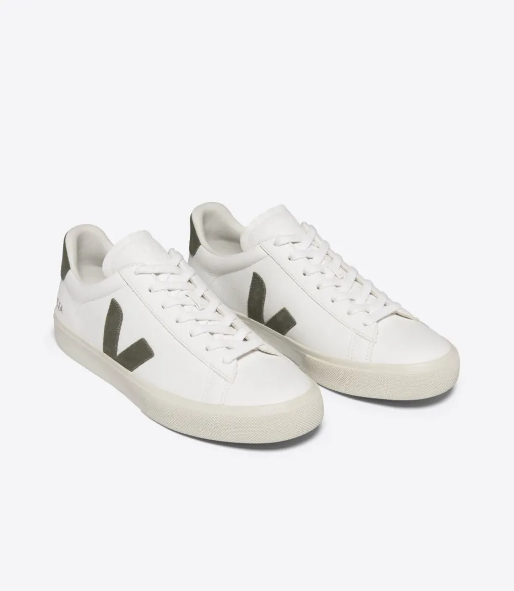 CAMPO LEATHER WHITE KAKI<VEJA Sale