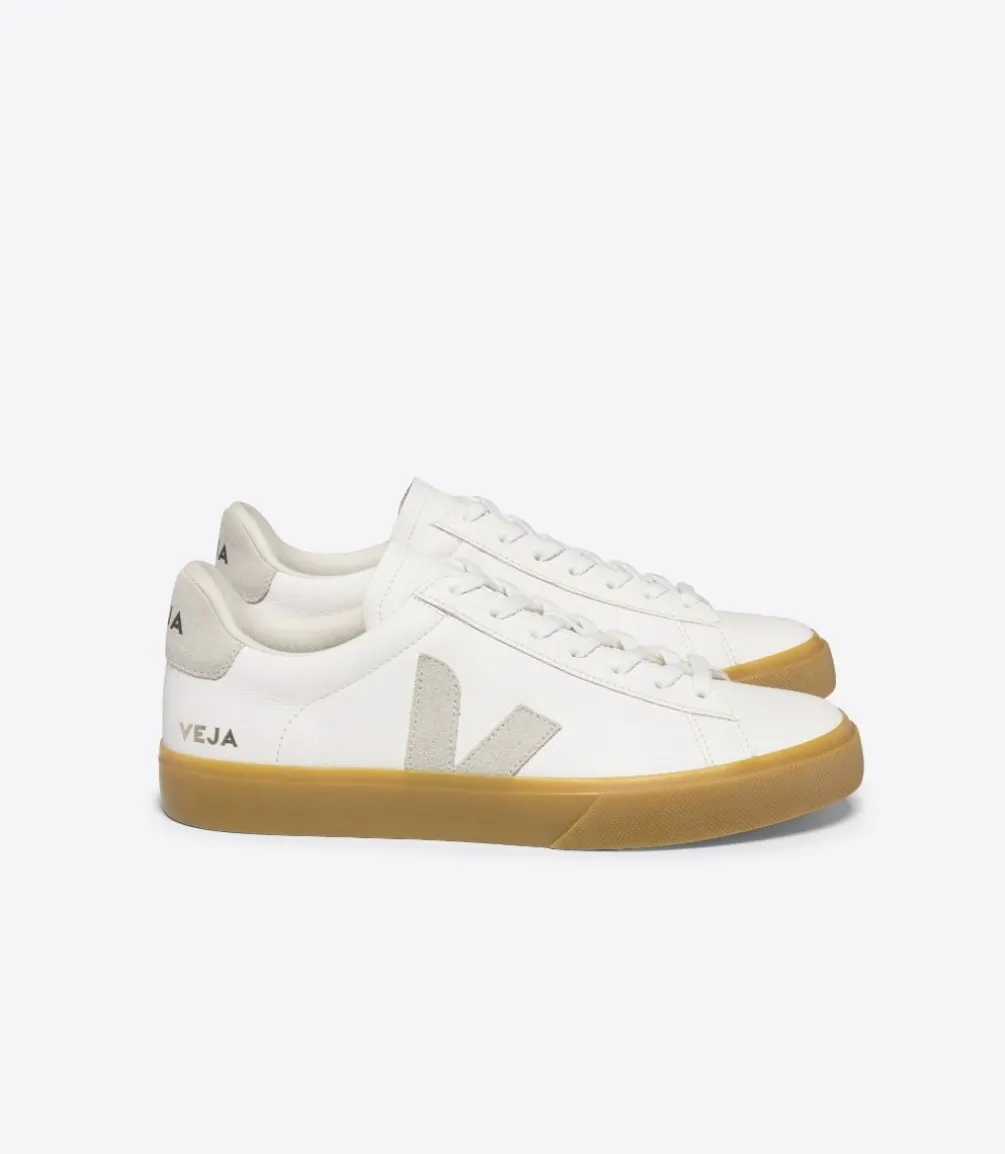 CAMPO LEATHER WHITE NATURAL NATURAL<VEJA Store