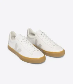CAMPO LEATHER WHITE NATURAL NATURAL<VEJA Store