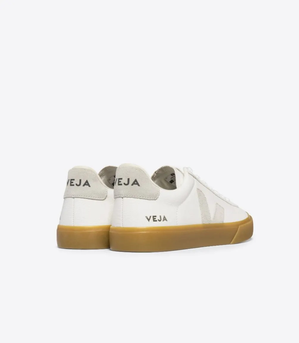 CAMPO LEATHER WHITE NATURAL NATURAL<VEJA Store