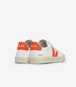CAMPO LEATHER WHITE ORANGE FLUO<VEJA Best Sale