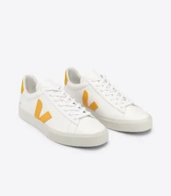 CAMPO LEATHER WHITE OURO<VEJA Shop