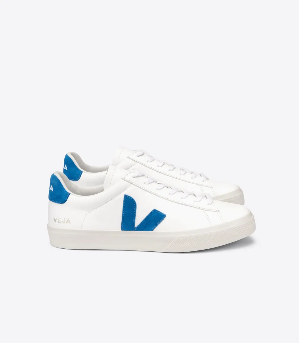 CAMPO LEATHER WHITE SWEDISH BLUE<VEJA Store