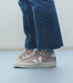 CAMPO NUBUCK BABE WHITE<VEJA Store