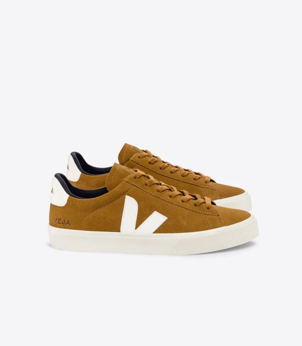 CAMPO SUEDE CAMEL WHITE<VEJA Cheap
