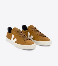 CAMPO SUEDE CAMEL WHITE<VEJA Cheap