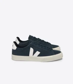 CAMPO SUEDE NAUTICO WHITE<VEJA Clearance