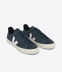 CAMPO SUEDE NAUTICO WHITE<VEJA Clearance