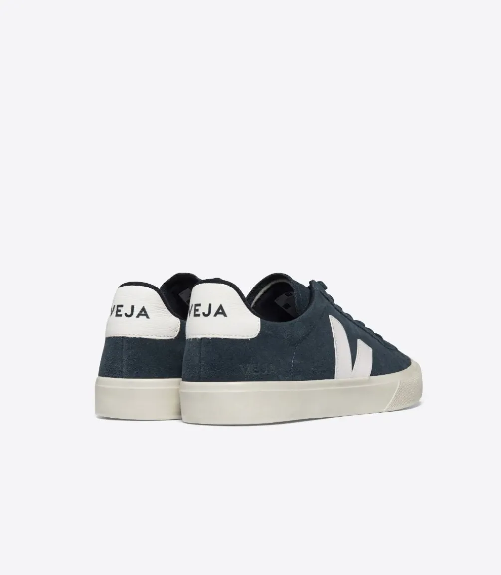 CAMPO SUEDE NAUTICO WHITE<VEJA Clearance