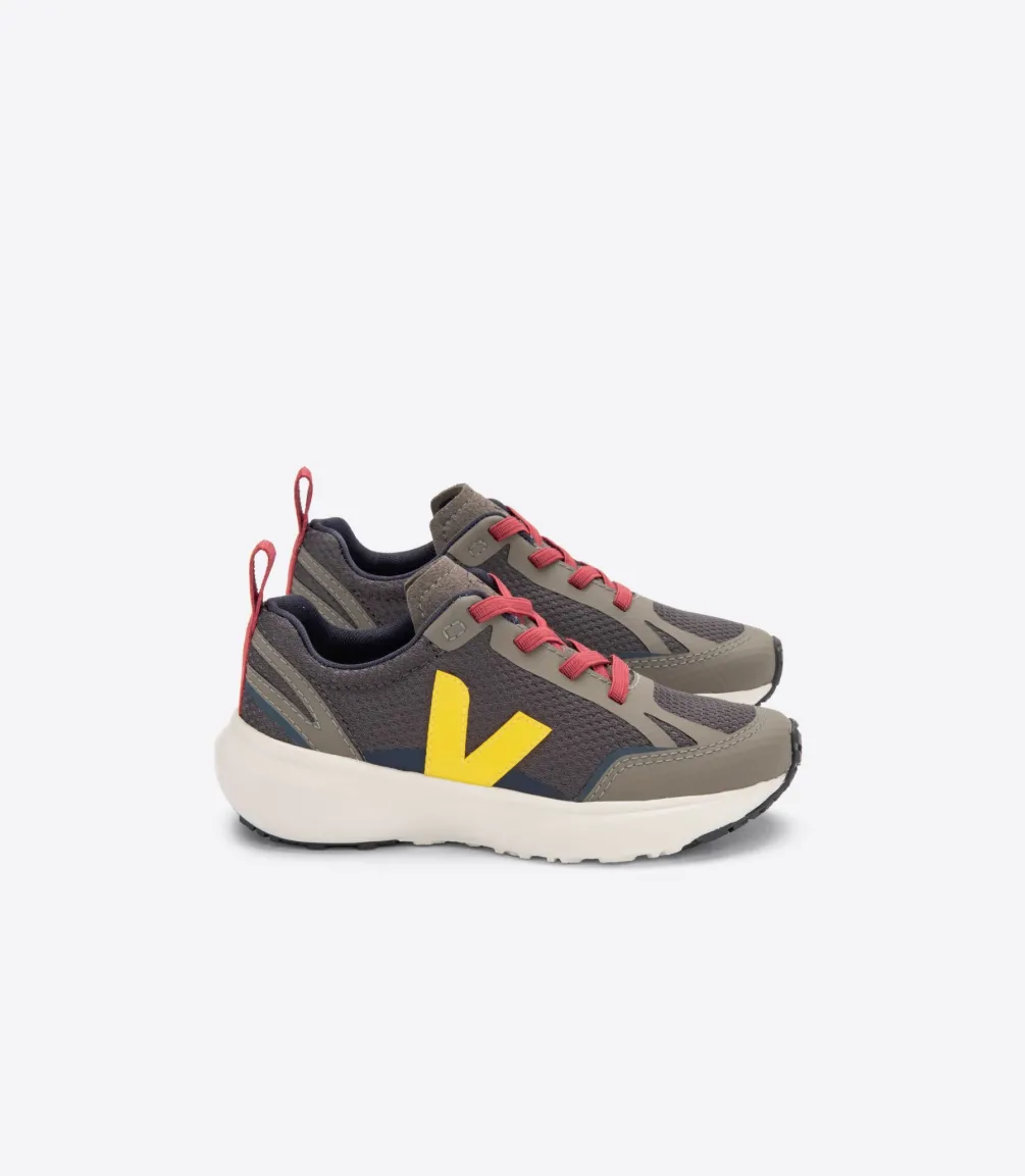 CANARY ELASTIC LACES ALVEOMESH GRAFITE TONIC<VEJA Best Sale