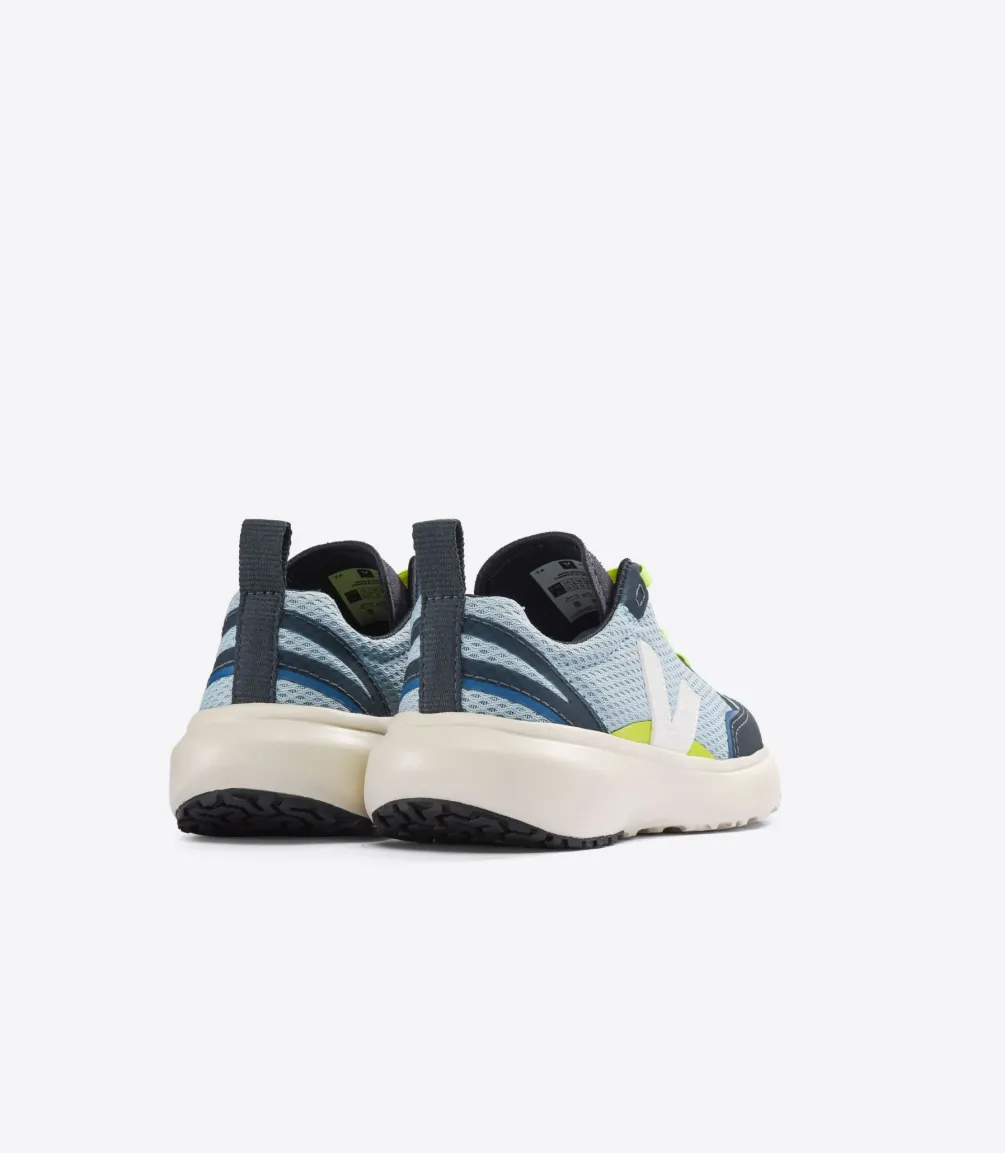 CANARY ELASTIC LACES ALVEOMESH STEEL WHITE<VEJA Sale