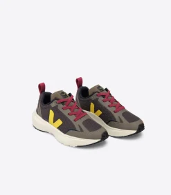 CANARY ELASTIC LACES ALVEOMESH GRAFITE TONIC<VEJA Store