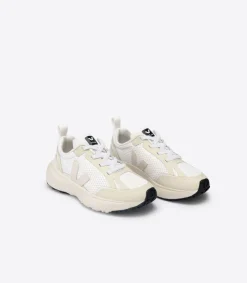 CANARY ELASTIC LACES ALVEOMESH WHITE PIERRE<VEJA Fashion