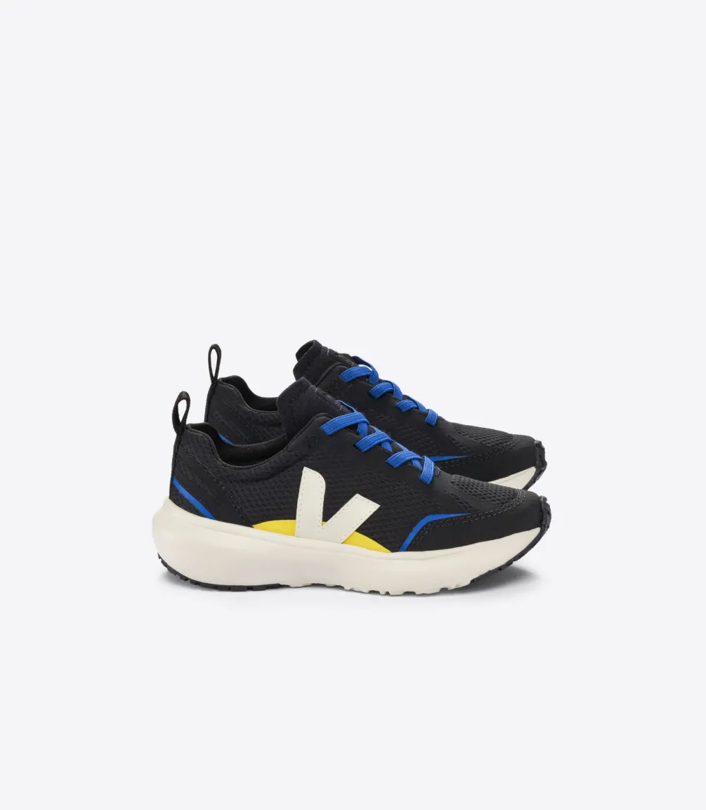 CANARY ELASTIC LACES ALVEOMESH BLACK PIERRE<VEJA Sale