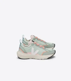 CANARY ELASTIC LACES ALVEOMESH MATCHA WHITE<VEJA Sale