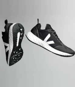 CONDOR MESH BLACK WHITE<VEJA Best Sale