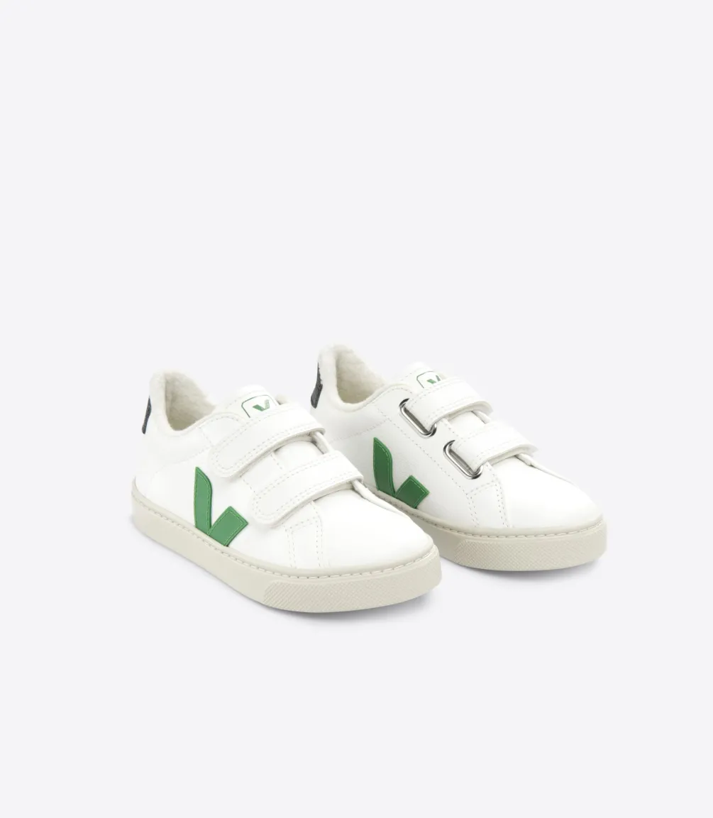 ESPLAR FURED LEATHER WHITE EMERAUDE<VEJA Cheap