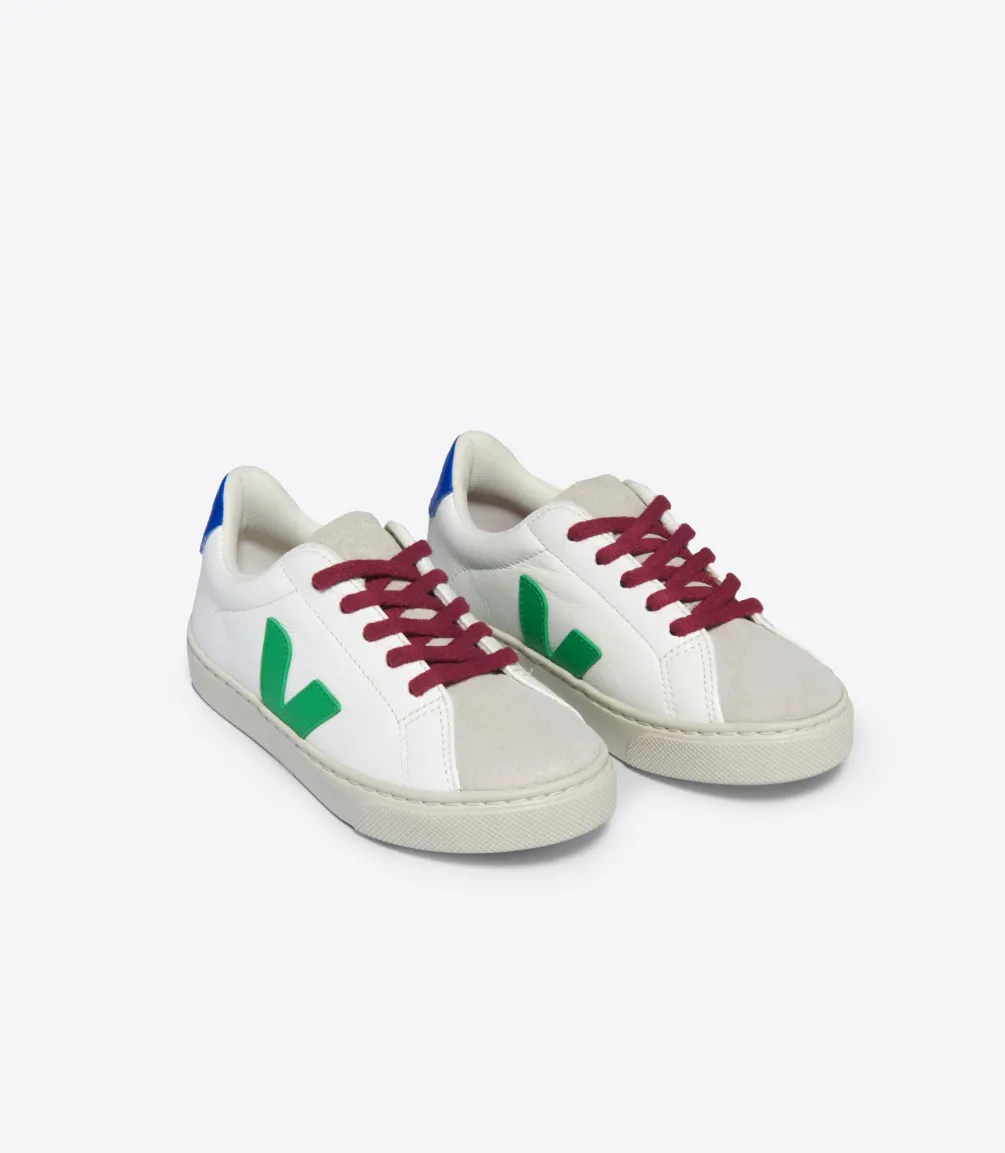 ESPLAR LACES LEATHER WHITE LEAF PAROS<VEJA Store