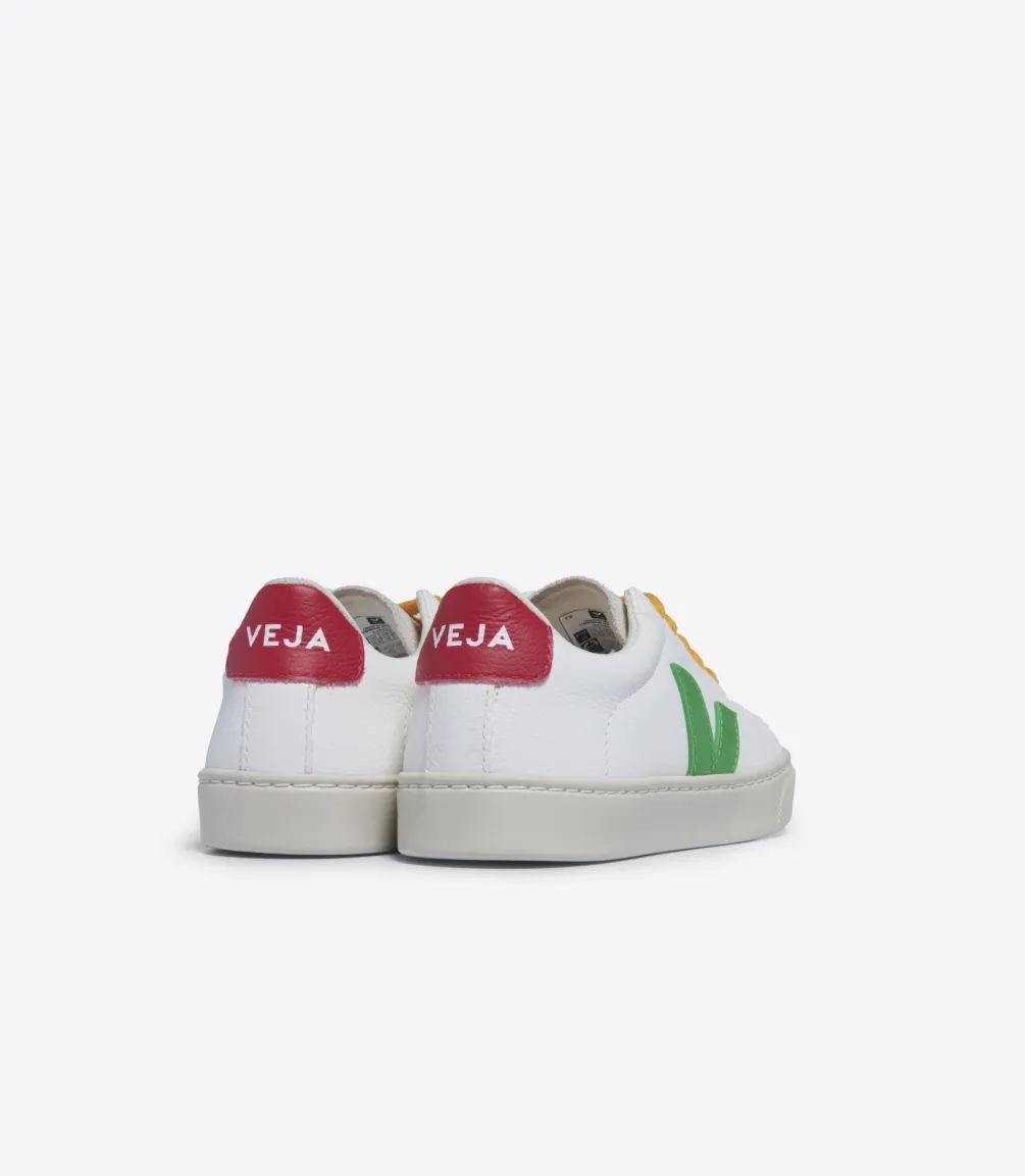 ESPLAR LACES LEATHER WHITE LEAF PEKIN<VEJA Store