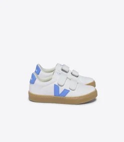 ESPLAR LEATHER WHITE AQUA NATURAL<VEJA Clearance