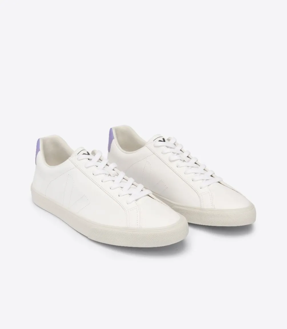 ESPLAR LEATHER WHITE LAVANDE<VEJA Flash Sale