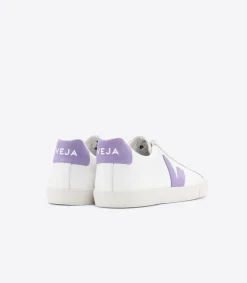 ESPLAR LEATHER WHITE LAVANDE<VEJA Cheap