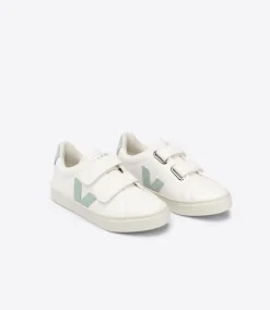 ESPLAR LEATHER WHITE MATCHA<VEJA Fashion