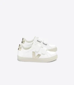 ESPLAR LEATHER WHITE PLATINE<VEJA Cheap