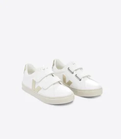 ESPLAR LEATHER WHITE PLATINE<VEJA Cheap