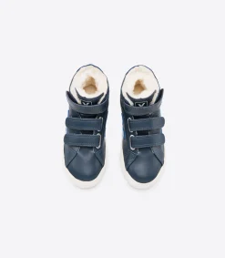 ESPLAR MID FURED LEATHER NAUTICO INDIGO<VEJA Cheap