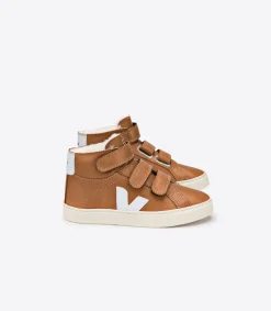 ESPLAR MID FURED LEATHER MAT TUILE<VEJA Shop