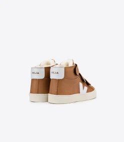 ESPLAR MID FURED LEATHER MAT TUILE<VEJA Shop