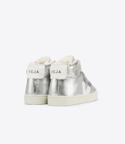 ESPLAR MID FURED SILVER WHITE<VEJA Best Sale