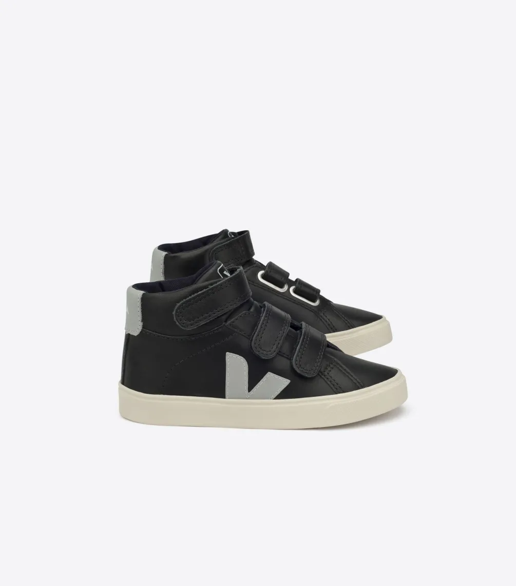 ESPLAR MID LEATHER BLACK GREY<VEJA Cheap