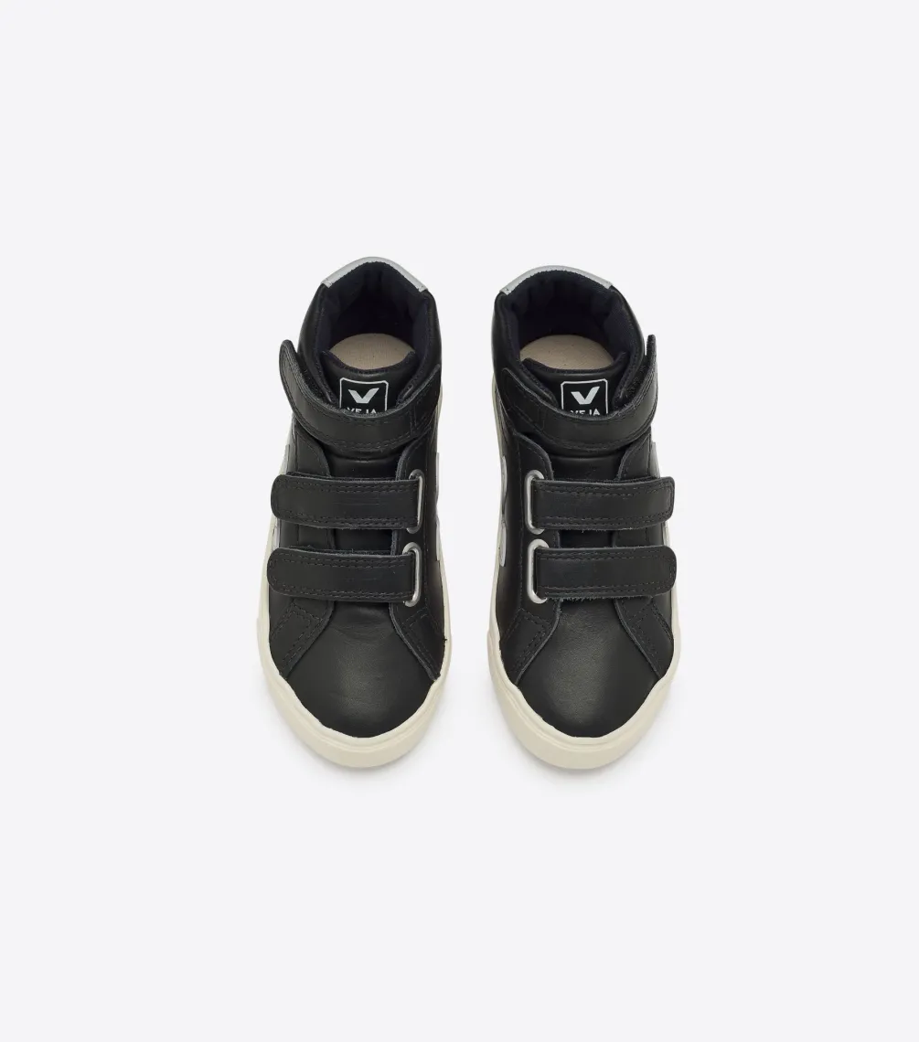 ESPLAR MID LEATHER BLACK GREY<VEJA Cheap