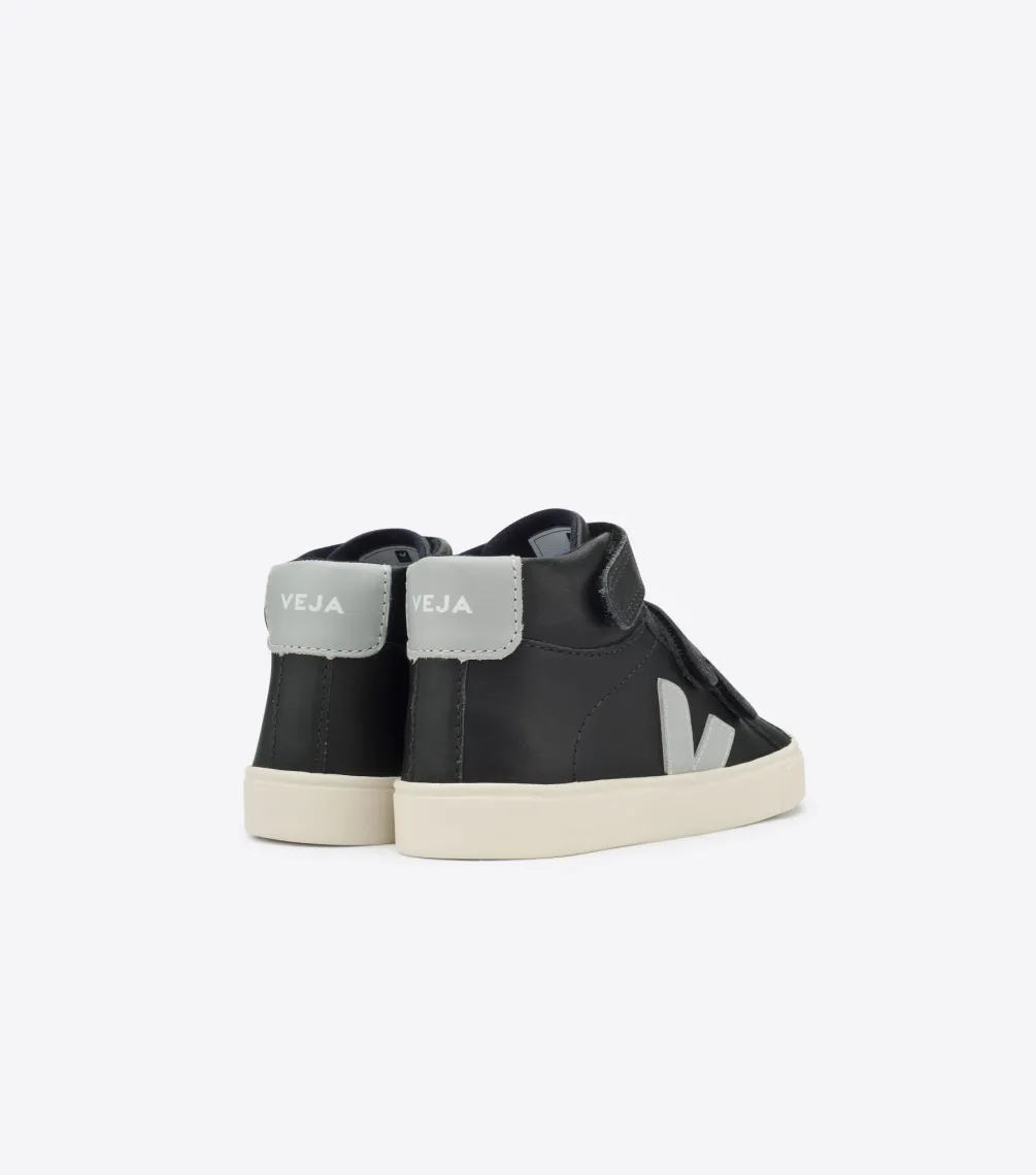 ESPLAR MID LEATHER BLACK GREY<VEJA Cheap