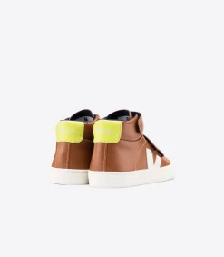 ESPLAR MID LEATHER TUILE PIERRE JAUNE FLUO<VEJA Shop