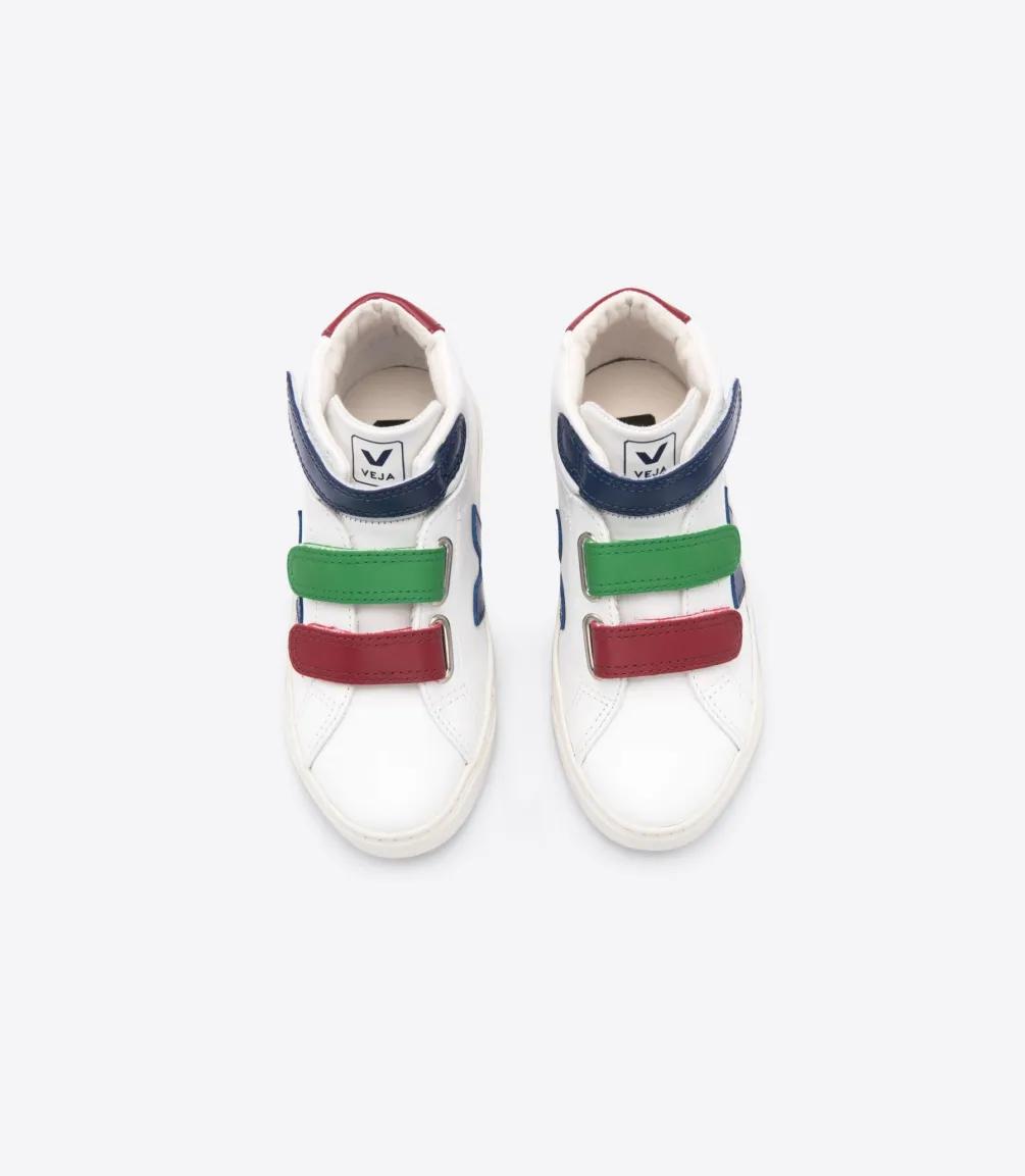 ESPLAR MID LEATHER WHITE MULTICO<VEJA New