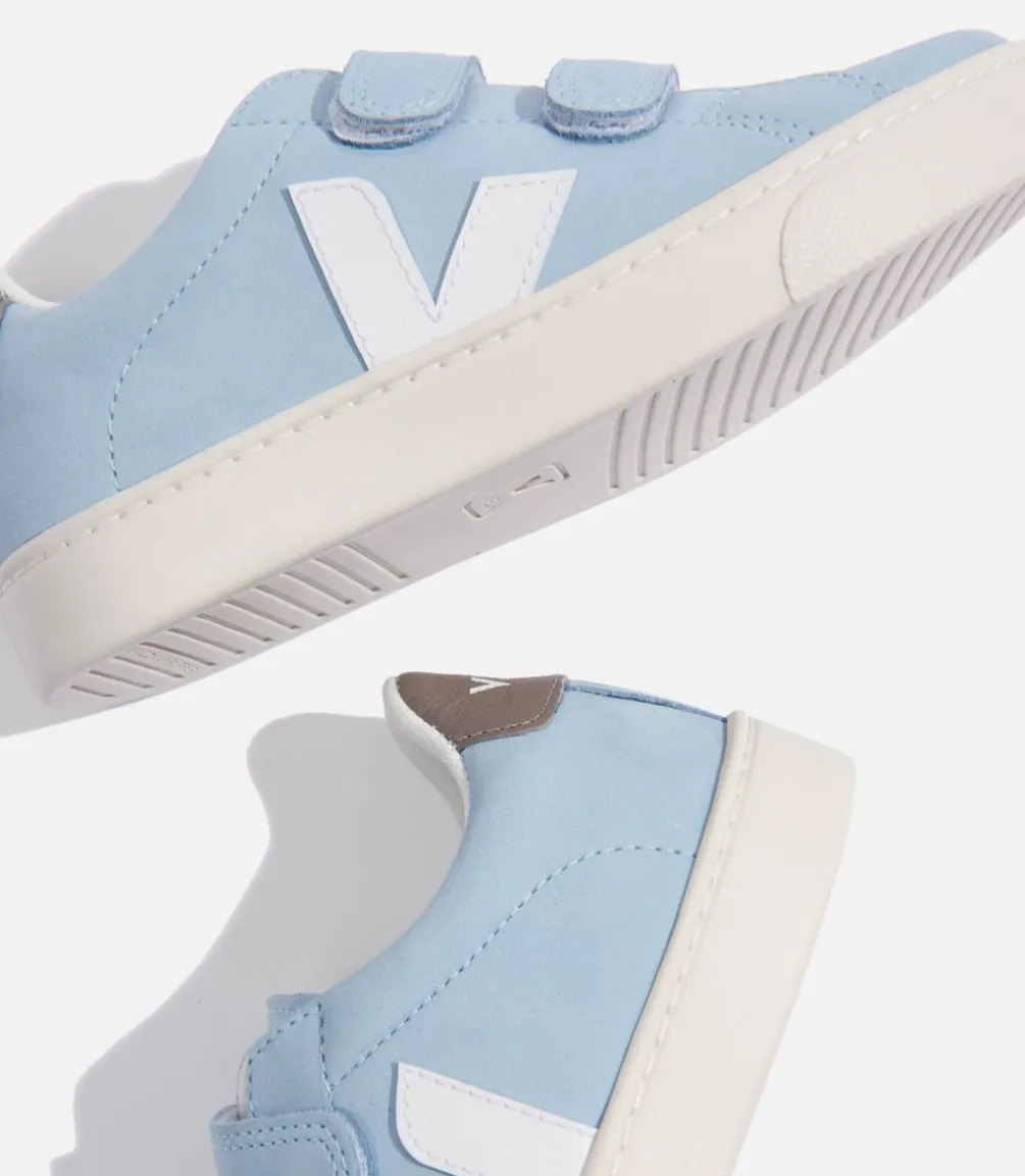 ESPLAR NUBUCK STEEL WHITE<VEJA Fashion