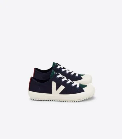 FLIP LACES CANVAS MULTICO MARINE<VEJA Shop