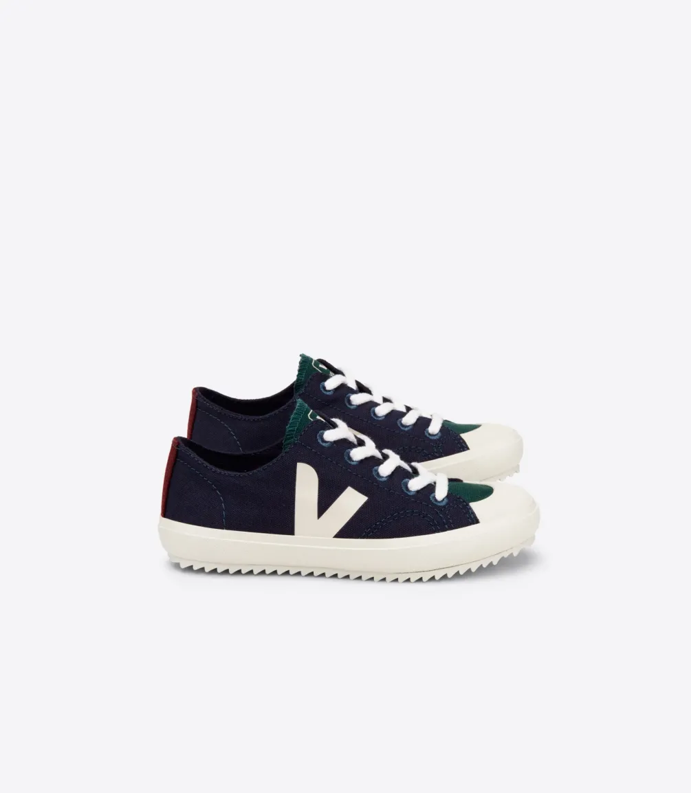 FLIP LACES CANVAS MULTICO MARINE<VEJA Shop
