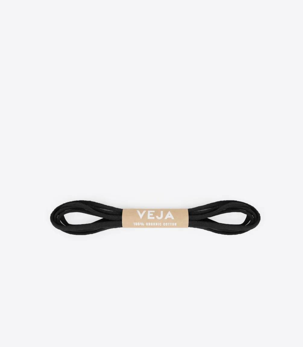 LACES ORGANIC COTTON BLACK<VEJA Sale