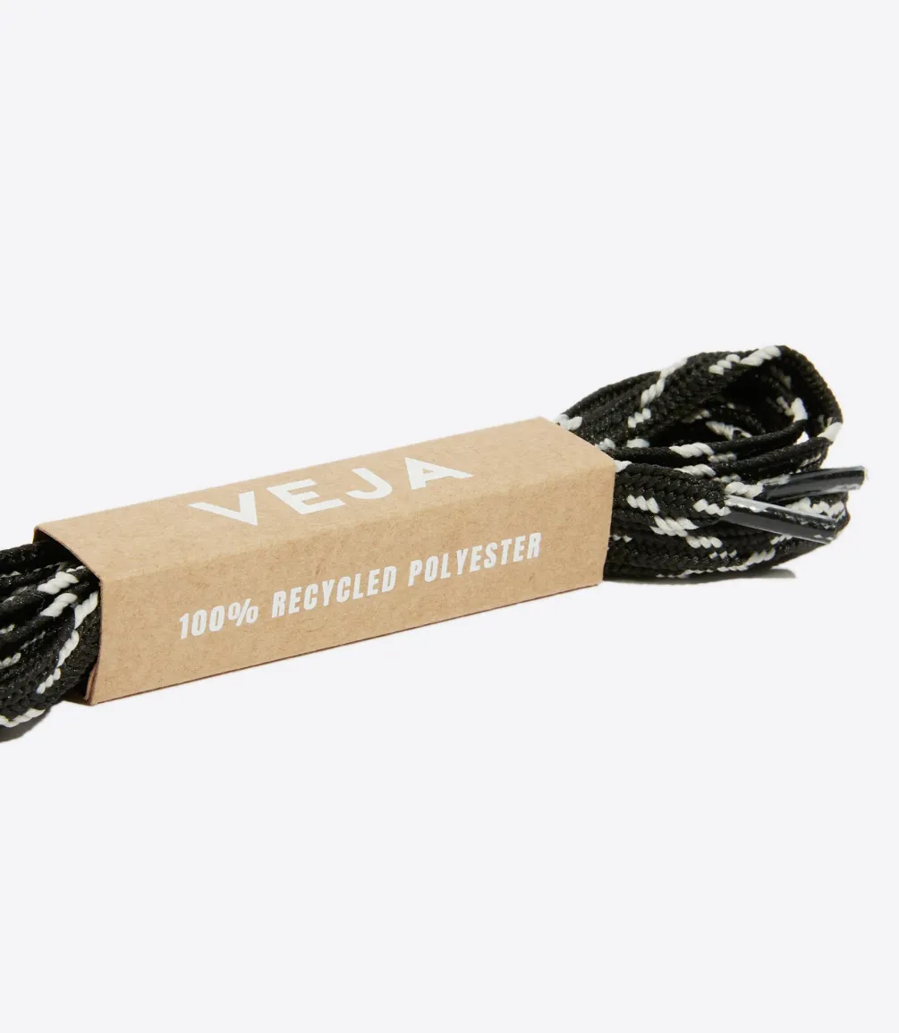 LACES PET BLACK OXFORD GREY<VEJA Shop