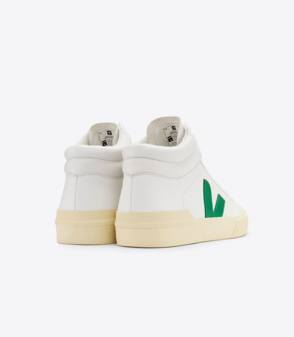 MINOTAUR LEATHER WHITE EMERAUDE BUTTER<VEJA Clearance